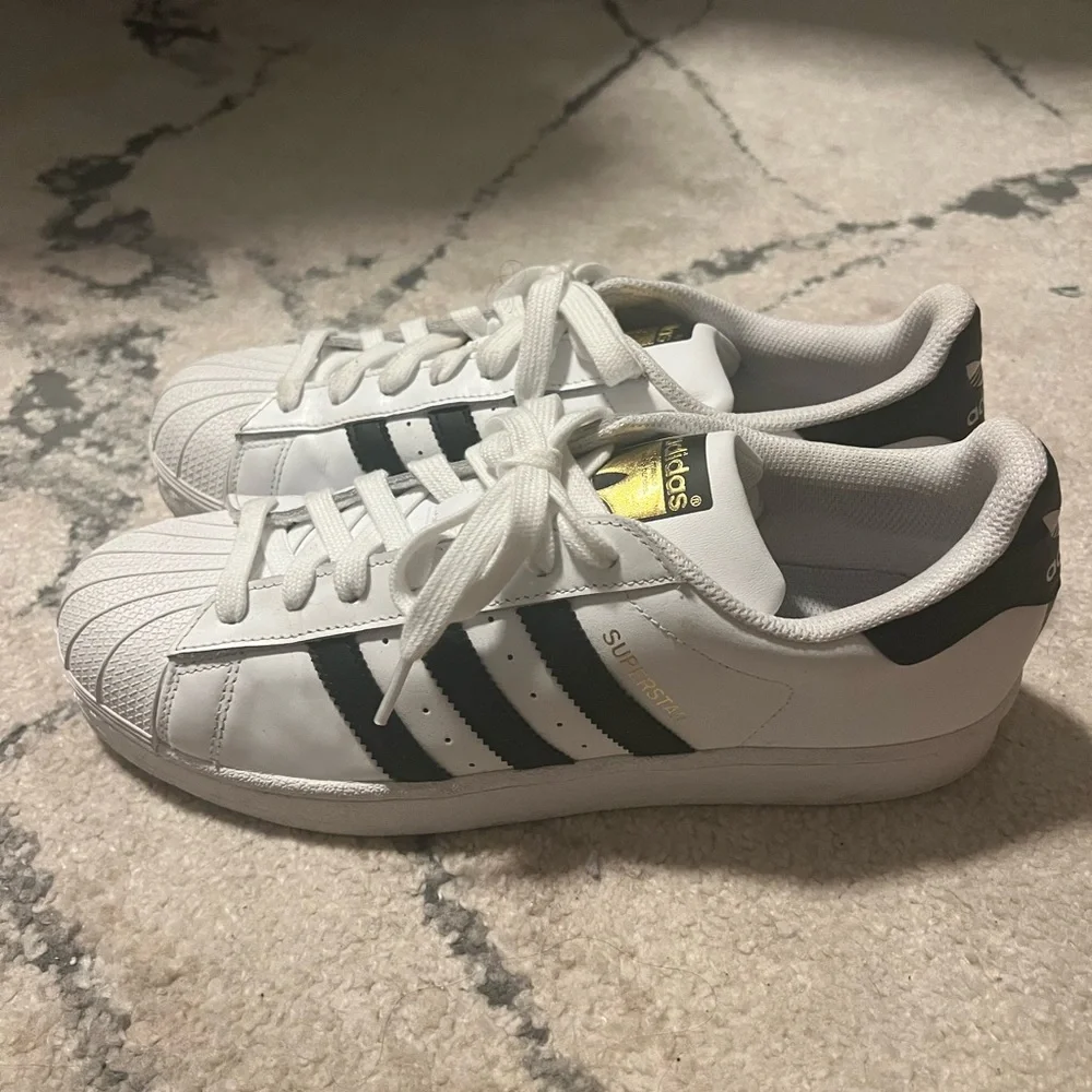 Adidas Superstars like new, worn once! - Picture 2 of 6